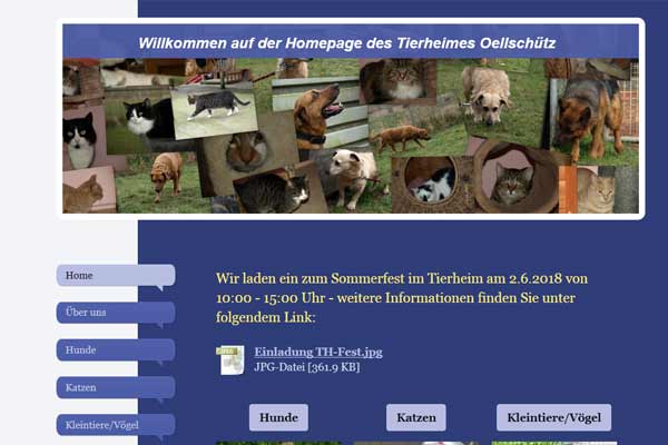 Tierschutzverein Borna e.V. /  Tierheime Oellschütz