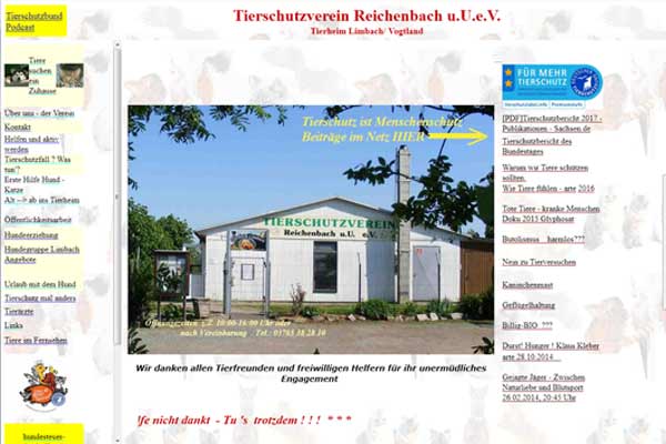 Tierschutzverein Reichenbach u.U.e.V. / Tierheim Limbach/ Vogtland
